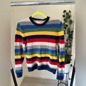 Brooks Brothers Colorful Striped Crewneck Sweater
